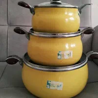 فروش سه تا قابلمه درحدنو