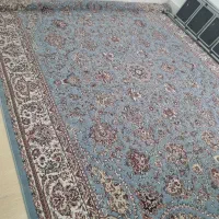 دو تخته فرش ۹ متری آبی فیروزهای|فرش|سرپل ذهاب, |دیوار