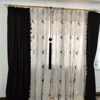 پرده حریر مخمل