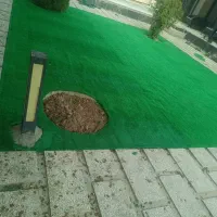 نصاب چمن مصنوعی 25میل|گل مصنوعی|چهارباغ, |دیوار