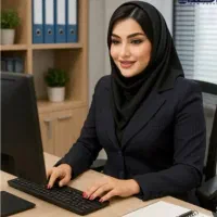 همکار خانم/نیروی دفتری/مجموعه معتبر