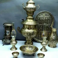 سماور زغالی ۱۰ پارچه ذغالی