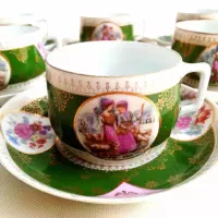 چایخوری روسی قاجاری ،انتیک، قدیمی ، کلکسیونی