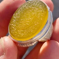 انگشتر نقره شرف شمس و حکاکی سوره اخلاص ۲۳ گرم|جواهرات|بندرعباس, |دیوار