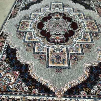 فرش هایلیدی سرمه ای ۱۲ متره|فرش|هشتگرد, هشتگرد قدیم|دیوار