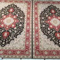 قالیچه جفت هریس مشکی|فرش|تهران, قبا|دیوار