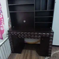 کتابخانه و میز تحریر|کتابخانه، شلف، قفسه‌های دیواری|تهران, باغ فیض|دیوار