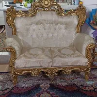مبلمان سلطنتی 7نفره با میز جلو مبلی و دوعددعسلی|مبلمان خانگی و میز عسلی|ورامین, ورامین|دیوار