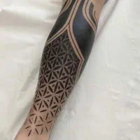 تاتو بدن بصورت حرفه ای