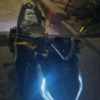 موتور کلیک مشکی طلایی اسپرت