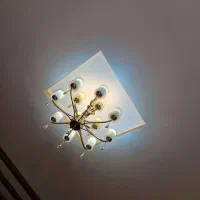 لوستر آویز ۱۲ شعله ای|لوستر و چراغ آویز|کرمان, |دیوار