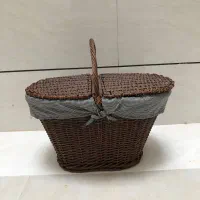 سبد حصیری|ظروف سرو و پذیرایی|دهگلان, |دیوار