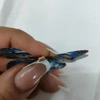 پلاک طلا پروانه پارچه‌ای کادویی|جواهرات|شاهین‌شهر, سعدی شمالی|دیوار