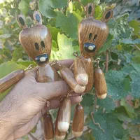 عروسک چوبی تدی|صنایع دستی و سایر لوازم تزئینی|اصفهان, باغ زرشک|دیوار