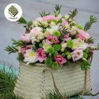 فروش کاور گلدان حصیری شیک