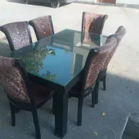 میز غذا خوری ۶نفره|میز و صندلی غذاخوری|بروجرد, |دیوار