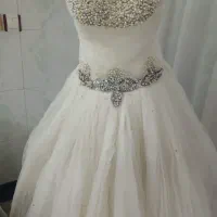 لباس عروس تاج تور