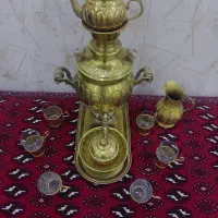 سماور دکوری برنجی