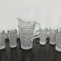پارچ و لیوان کریستال اصل چک