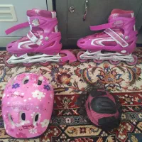 اسکیت با تمام تجهیزات