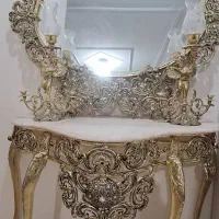 آینه کنسول برنجی