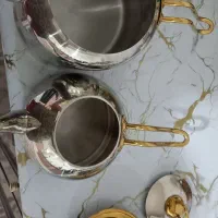 کتری قوری استیل نو|قوری، کتری، قهوه‌ساز دستی|اسدآباد, |دیوار