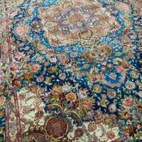 (فرش حق زاده)فرش ۶ متری سالاری۶۰ رج ۸۰ درصد ابریشم