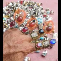 انگشترهای طرح نقره