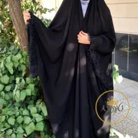 چادر مشکی عربی عبایی گلدوزی و سنگدوزی کد kai8905|لباس|کامیاران, |دیوار