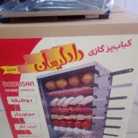 کباب پز گازی دادلیسان ۱۴ سیخ موتور دار آکبند