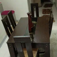 میز ناهار خوری ۶ نفره کاملا سالم|میز و صندلی غذاخوری|تهران, جوادیه تهرانپارس|دیوار