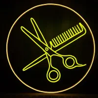 تابلو نئون آرایشگاه مردانه