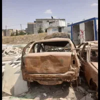 فروش ماشین ال نود مدل ۸۸ آتیش گرفته  کامل سوخته