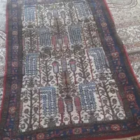 دو عدد قالیچه ای دستباف قدیمی یک در یک و نیم|فرش|کرمانشاه, |دیوار