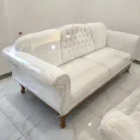 مبلمان ۸ نفره+۸ عدد کوسن +نهارخوری ۶ نفره کاملا نو