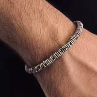 دستبند نقره/بنگل/نقره سازی/دیستبند کارتیه/اکسسوری