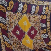 شال قدیمی ۴۵ ساله ابریشم