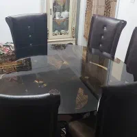 میز ناهارخوری 6 نفره|میز و صندلی غذاخوری|خرمآباد, |دیوار
