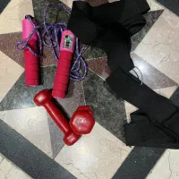 دمبل و طناب در حد نو نو|تجهیزات ورزشی|ری, دولتآباد|دیوار