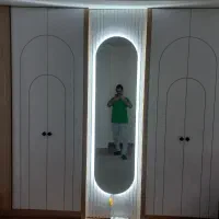 تولید و نصب انواع آینه های دفرمه و باکس های mdf|آینه|سمنان, |دیوار
