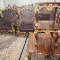 مبل 9 نفره نیمه سلطنتی همراه سه عدد جلو مبلی