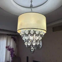 لوستر ۹ شاخه استیل