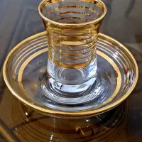 ست ۱۲ نفره استکان و نعلبکی قدیمی