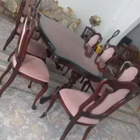 میز نهارخوری ۸نفره|میز و صندلی غذاخوری|تربتحیدریه, شهرک ولیعصر|دیوار