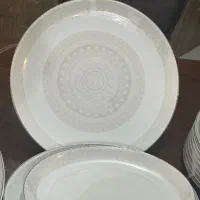 سرویس ۱۲ نفره چینی لورین قالب دیپلمات طرح ملورین
