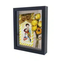 قاب عکس عمق دار مشکی مناسب عکس و اشیای تزئینی|تابلو، نقاشی، عکس|تهران, خاک سفید|دیوار