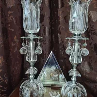 شمعدان کریستال آماریس آلمان و شکلات خوری روگاشکا