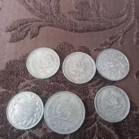 تعداد۶عدد سکه پهلوی وجمهوری وعربستان