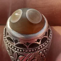 انگشتر نقره  سنگ ها یمنی کهنه بشرط
