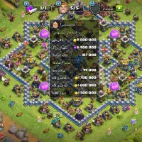 کلش آف کلنز لول 154|کنسول، بازی ویدئویی و آنلاین|تهران, شهرک رضویه|دیوار